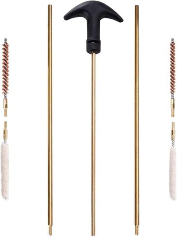 Rifle Gun Barrel Cleaning Kits for .177/.22 (4.5/5.5mm) Caliber, Bore Brush,Pistols Airgun Gun Care Cleaning Rod Brush Set for Hunting and Shooting in Kuwait