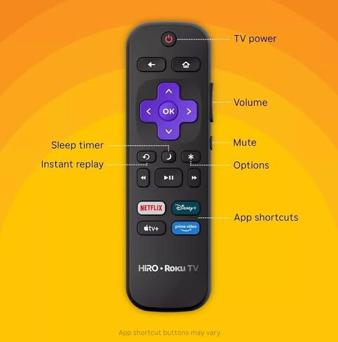 Roku Hiro 65" 4K HDR Smart TV Flat Screen LED Television TV and Dolby Audio Streaming, 60 Hz, HDR10, Apple Airplay Compatible H65C4C4 (Renewed) in Saudi Arabia