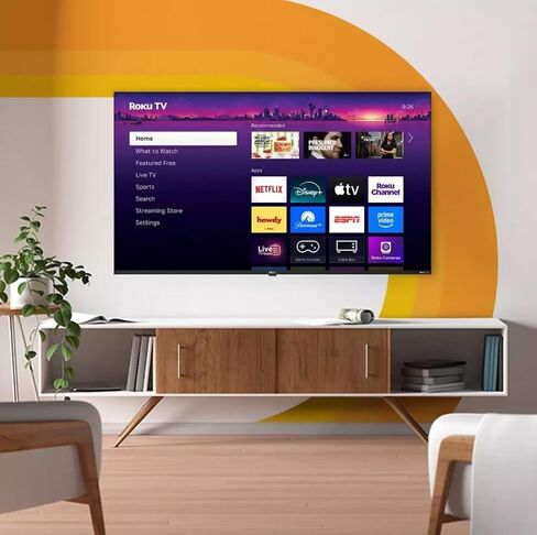 Roku Hiro 65" 4K HDR Smart TV Flat Screen LED Television TV and Dolby Audio Streaming, 60 Hz, HDR10, Apple Airplay Compatible H65C4C4 (Renewed) in Saudi Arabia