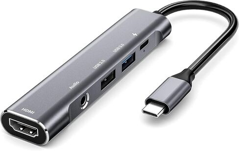 USB C to HDMI Adapter for Samsung DeX,DeX Station for Galaxy S25/S24/S23/S22/Note20/10/Tab S9/S8/S7,DeX hub with HDMI 4K,USB3.0,PD 60W,SD/TF Card Slot,Steam Deck,Nintendo Switch. in Saudi Arabia