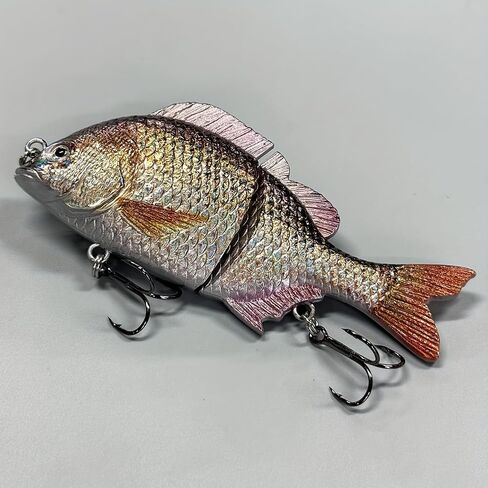 Glide Bait Realistic Saltwater Fishing Lure, Fishing Bait for Anglers, Bass Trout Crappie Perch Pike Lures, Artificial Sinking Wobblers Swimbait Fishing Plug in Saudi Arabia
