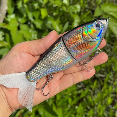 Glide Baits Jointed Swimbait Fishing Lures for Bass Pike Trout Walleye Crappie Bluegill Salmon Fishing Gear Gifts for Family in Saudi Arabia