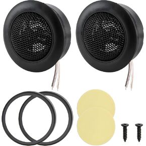 Car Tweeters,2 Inch 12V 60W Car Audio Tweeter Speakers,Mini Dome Car Door Stereo Component Tweeters Loudspeaker Horn Kit for Car Audio System Accessories (1 Pairs) in Saudi Arabia