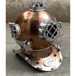 Medieval HANDICRAFTS Store Nautical Maritime US Diver's V Mark Navy Helmet – Antique Decorative Collectible for Home & Office in Saudi Arabia