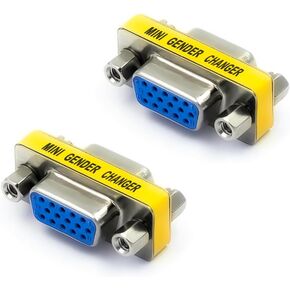 VCE VGA Female to Female Adapter, HD15 SVGA VGA Gender Changer, 2-Pack in Saudi Arabia