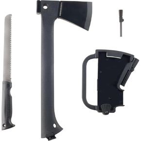14 "Camping Axe with Hammer, Survival Throwing Hatchet with Sheath, Tactical Tomahawk with Spike, Nylon Fiber Handle for Outdoor Survival Hiking Camping in Saudi Arabia