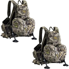 TR Turkey Vest for Hunting with Frame and Seat,Camo Hunting Vest with Kickstand,Memory Foam Cushion, Game Pouch & Multi-Pocket Storage Lightweight Adjustable Turkey Hunting Gear for Men Women in Saudi Arabia