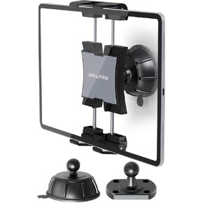 OHLPRO Tablet Wall Mount Holder,360° Rotating iPad Wall Mount Holder with Suction Cup & Screw Holes Base, Compatible with 5"-13" Devices Including iPad Pro, Mini, Air, Samsung, Kindle, Galaxy Tab in Saudi Arabia