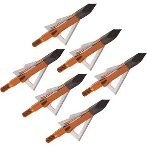 Muzzy Bowhunting 3 Blade Archery Arrow Crossbow Broadhead 100 or 125 Grain - 6 Count(Pack of 1) in Kuwait