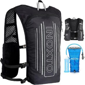 INOXTO Running Hydration Vest Backpack,Lightweight Insulated Pack with 1.5L Water Bladder Bag Daypack for Trail Hiking Running Cycling Race Marathon for Women Men in Kuwait