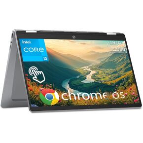 HP Chromebook Plus x360 Laptop 14" 2 in 1 Touchscreen Business Laptop for Student Intel Core i3 N305 8GB RAM 256GB UFS Backlit KB Wi-Fi 6 Chrome OS w/Google AI in Kuwait