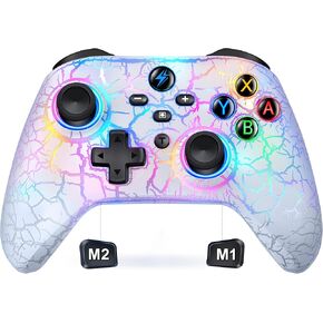 Svetaecho Upgraded Wireless Switch 2 Controller for Nintendo Switch/OLED/Lite - Hall Effect Triggers, RGB, Programmable Back Buttons - Also for iOS/Android, Wired PC Gaming (Black) in Saudi Arabia