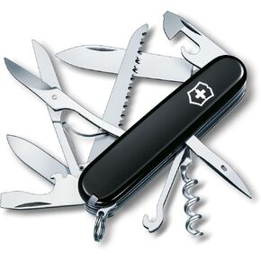 Victorinox Huntsman Swiss Army, 15 Function Pocket Knife, White | Swiss Made Multi-Tool with Wood Saw, Scissors & Screwdriver Compact Design for Camping, Hiking and Daily Carry in Kuwait