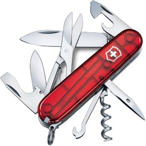 Victorinox Climber Swiss Army Knife, 14-Function Pocket Knife, Black | Swiss-made pocket knife, durable construction, multifunction tool, camping and everyday use in Kuwait