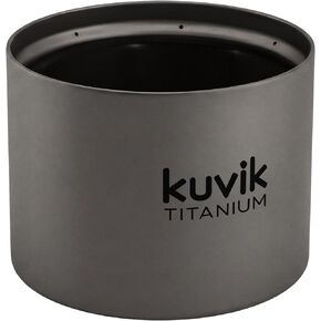 Kuvik Titanium Micro Siphon Alcohol Stove - Ultralight Stove for Camping in Saudi Arabia