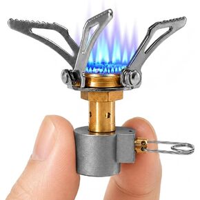 Portable Alcohol Stove for Camping, Mini Stainless Steel Backpacking Burner, Lightweight Outdoor Cooking Stove for Hiking, Picnic, Trekking, Survival and Emergency Use in Kuwait