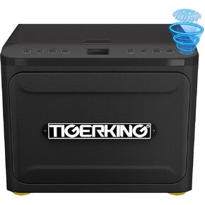TIGERKING Smart Handgun Safe, Fingerprint Access, Multiple Pistol Storage | High Capacity Storage, WiFi & Bluetooth Control, Modular Interior Design, Twin Pistol Rack, Bedroom & Home Office Storage in Saudi Arabia