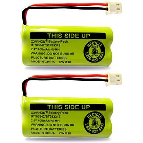 Replacement Battery BT183342/BT283342 BT166342/BT266342 BT162342 / BT262342 BT166342 Compatible with CS6114 CS6419 CS6719 AT&T EL52300 CL80112 CS6719-2 2.4V 400mAh (2 Pack) in Kuwait