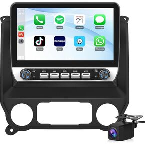 Car Radio Stereo 64G for Chevy Silverado GMC Sierra 2014-2018 with Carplay | for Chevy Silverado GMC Sierra 2014-2018 with Backup Camera Wireless Carplay Android Auto in Kuwait