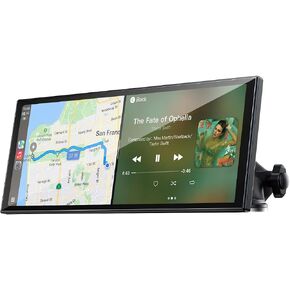 LAMTTO 9.26" Wireless CarPlay Screen for Car, Waterproof Backup Camera | Family Road Trip, 1600x600 HD IPS, Mirror Link, GPS Navigation, Voice Control, Plug & Play, OTA, CarPlay & Android Auto in Saudi Arabia