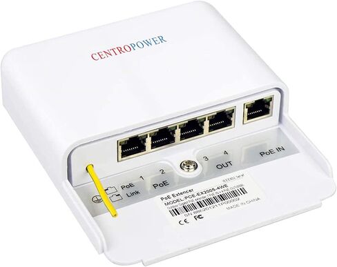 Outdoor 5 Port PoE Switch/Extender/Booster | 60W 48V, 10/100/1000M, PoE Passthrough, 6KV Lightning Protection, IEEE 802.3af/at/bt in Saudi Arabia