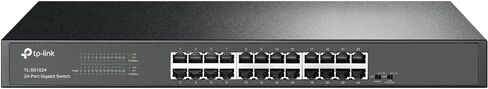 TP-Link TL-SG1016, 16 Port Gigabit Unmanaged Ethernet Switch | Plug & Play, Sturdy Metal, Shielded Ports, Rackmount, Fanless, Black, 3 Year Manufacturer Warranty in Kuwait