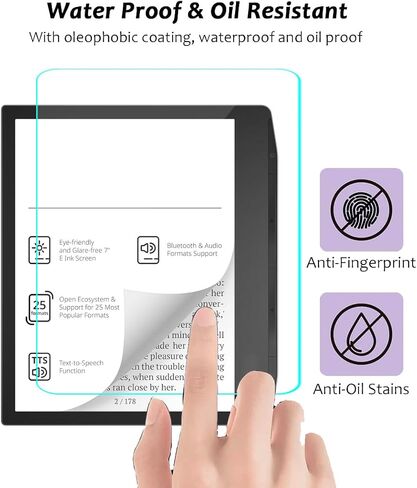 3 Pack for PocketBook Era Lite eBook Reader Screen Protector | HD Clear Anti-Fingerprint Anti-Scratch TPU Screen Protector Protection Flim Compatible with PocketBook Era Lite 7" e-Reader in Kuwait