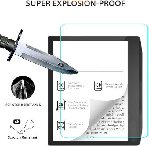 3 Pack for PocketBook Era Lite eBook Reader Screen Protector | HD Clear Anti-Fingerprint Anti-Scratch TPU Screen Protector Protection Flim Compatible with PocketBook Era Lite 7" e-Reader in Kuwait