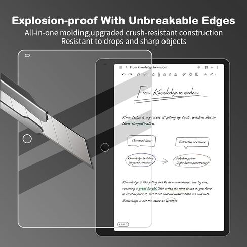 Anti-Glare Screen Protector for TCL Note A1 NXTPAPER Tablet 11.5" (Model 9566X), Anti Fingerprint, Scratch Resistant, Paper Texture Feel Nano Matte PET Soft Film, 2-Pack (Matte) in Saudi Arabia