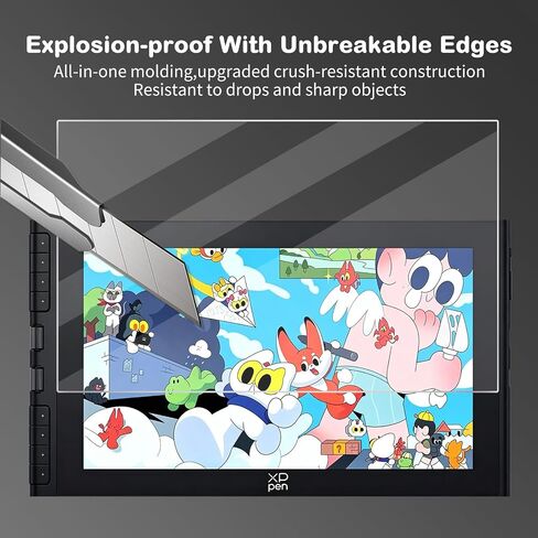 Anti-Glare Screen Protector for XPPen Artist 12 3rd Drawing Tablet 11.9" | Anti Fingerprint | Scratch Resistant | Paper Feel | Matte Nano PET Soft Film | 2-Pack | ﻿ (Matte) in Saudi Arabia