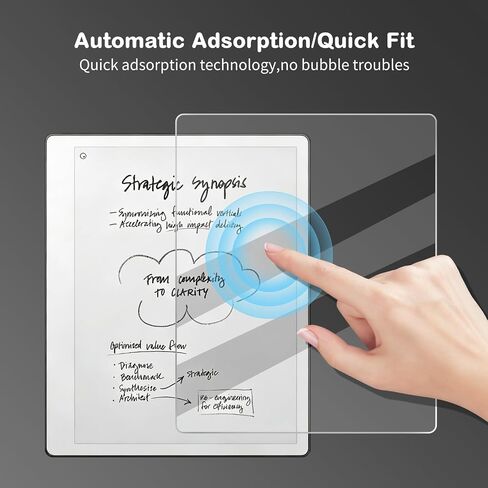 Anti-Glare Screen Protector for Remarkable Paper Pure (10.3",2026 Released), Anti Fingerprint, Scratch Resistant, Paper Feel Matte Nano PET Soft Film, 2-Pack ﻿ (Matte) in Saudi Arabia