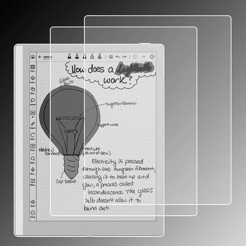 Anti-Glare Screen Protector for BOOX Go 10.3 Gen II Lumi Tablet (10.3",2026 Released), Anti Fingerprint, Scratch Resistant, Paper Texture Feel Nano Matte PET Soft Film, 2-Pack (Matte) in Saudi Arabia