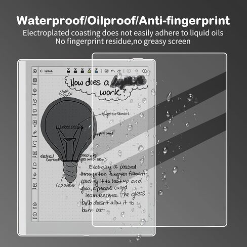 Anti-Glare Screen Protector for BOOX Go 10.3 Gen II Lumi Tablet (10.3",2026 Released), Anti Fingerprint, Scratch Resistant, Paper Texture Feel Nano Matte PET Soft Film, 2-Pack (Matte) in Saudi Arabia