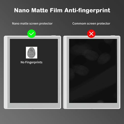 Anti-Glare Screen Protector for BOOX Go 10.3 Gen II Lumi Tablet (10.3",2026 Released), Anti Fingerprint, Scratch Resistant, Paper Texture Feel Nano Matte PET Soft Film, 2-Pack (Matte) in Saudi Arabia