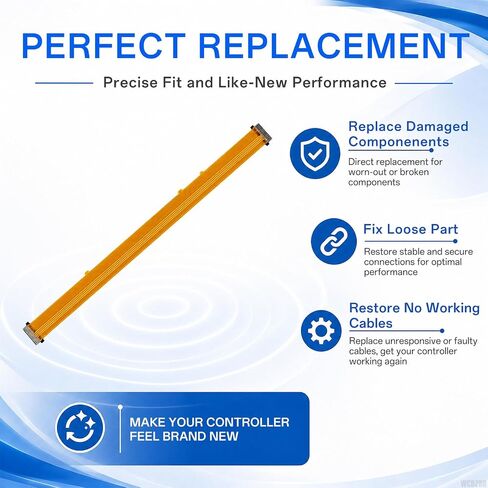 WCDZSU 2Pcs Left Button Flex Cable for Nintendo Switch Lite Controller | Mainboard Power Connector Ribbon Cable Internal Wire Replacement, HDH-001 PCB Left L Side Motherboard Accessory with Tool Kit in Saudi Arabia