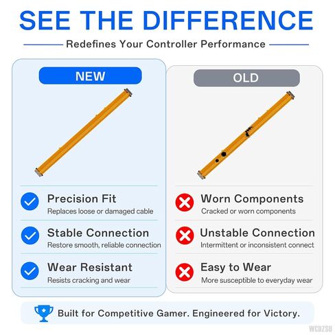 WCDZSU 2Pcs Left Button Flex Cable for Nintendo Switch Lite Controller | Mainboard Power Connector Ribbon Cable Internal Wire Replacement, HDH-001 PCB Left L Side Motherboard Accessory with Tool Kit in Saudi Arabia