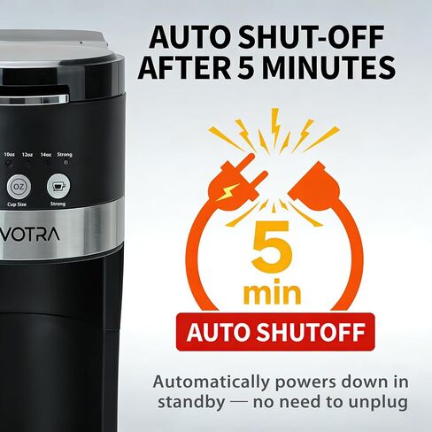 REVOTRA Single Serve Coffee Maker for Pods & Ground Coffee in Saudi Arabia