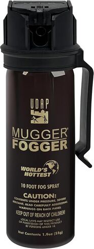 UDAP Pepper Power Jogger Fogger Hot OC Compact Self Defense Pepper Spray with Holster for Women, Men, and Runners, Powerful Blast Pattern in Kuwait