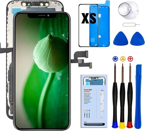 for iPhone 14 Plus Screen Replacement Kit 6.7 inch, Full HD LCD Display 3D Touch Screen Digitizer Full Assembly + Repair Tools. Model A2632, A2885, A2886, A2887, A2888 in Kuwait