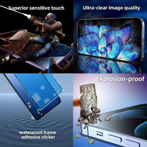for iPhone 14 Plus Screen Replacement Kit 6.7 inch, Full HD LCD Display 3D Touch Screen Digitizer Full Assembly + Repair Tools. Model A2632, A2885, A2886, A2887, A2888 in Kuwait