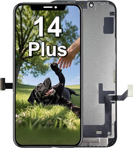 for iPhone 14 Plus Screen Replacement 6.7 inch,LCD Display Touch Screen Digitizer Assembly Compatible with A2886, A2632, A2885, A2888, A2887(No Tools) in Saudi Arabia
