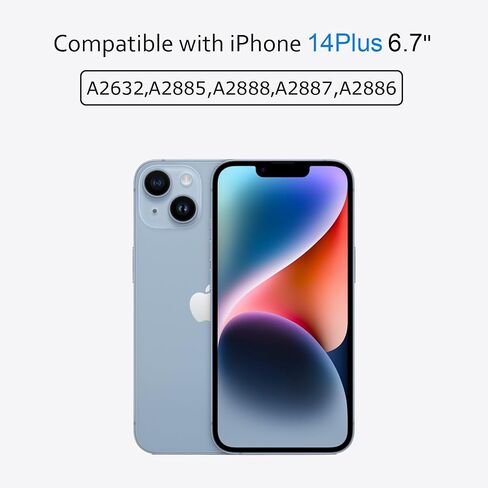 for iPhone 14 Plus Screen Replacement 6.7 inch,LCD Display Touch Screen Digitizer Assembly Compatible with A2886, A2632, A2885, A2888, A2887(No Tools) in Saudi Arabia