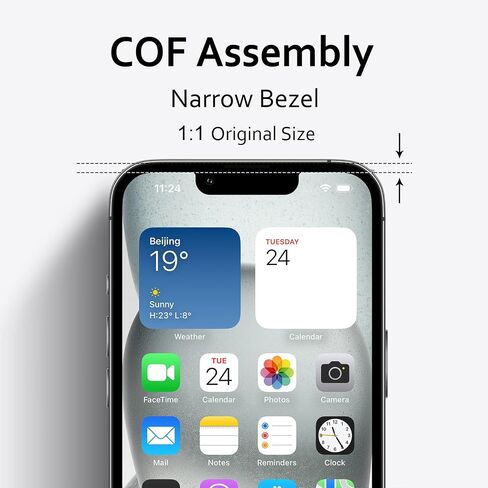 for iPhone 14 Plus Screen Replacement 6.7 inch,LCD Display Touch Screen Digitizer Assembly Compatible with A2886, A2632, A2885, A2888, A2887(No Tools) in Saudi Arabia