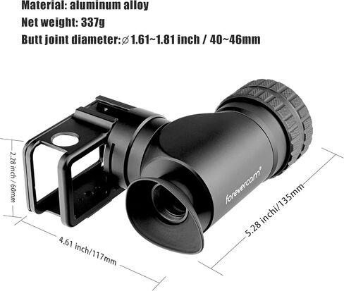 Forevercam Rifle Scope Camera Mount Adapter for DJI Osmo Action 3 4 5 Pro in Saudi Arabia