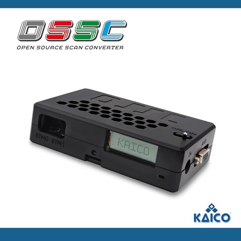 Kaico OSSC 1.8 Open Source Scan Converter, SCART Component VGA to HDMI | SCART to HDMI converter, line multiplier upscaler for zero-lag RGB retro gaming, with HDR mode, 6X output and image filters in Saudi Arabia