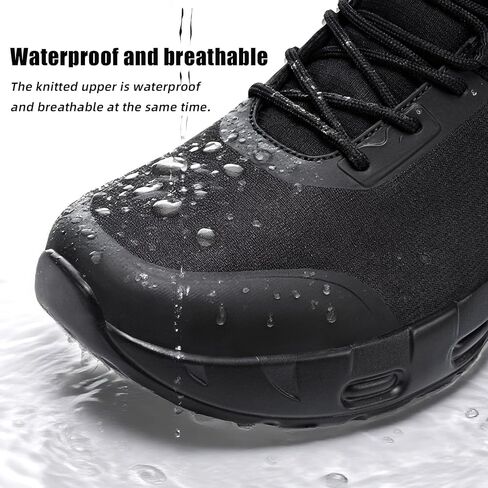 Military Tactical Boots Women Wide Waterproof 6 Inches 6.5 Women,Black in Saudi Arabia