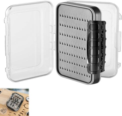 Small Fly Box for Fly Fishing, Compact Fly Fishing Box for Wet and Dry Flies in Saudi Arabia