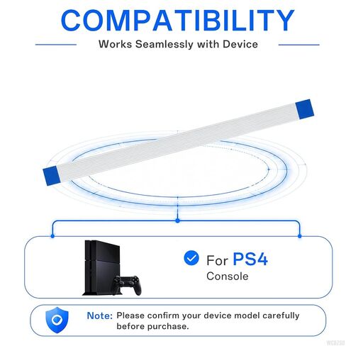 WCDZSU 2pcs 12 Pin Power Button Ribbon Cable Replacement for PS4 Controller | Internal Circuit Ribbon Flex Cable Repair Replacement Part for PlayStation 4 Controller DualShock Accessories in Saudi Arabia