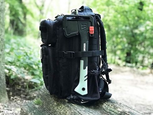 SERGEANT Camping Hatchet SGT-14 Inch, Camp Axe Survival Hatchet Tactical Outdoor Camping Axe w High Carbon Steel Blade, Lightweight Fiberglass Handle, and Compact Portable Design and Carrying Case. in Saudi Arabia