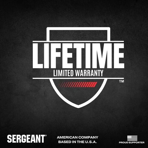 SERGEANT Camping Hatchet SGT-14 Inch, Camp Axe Survival Hatchet Tactical Outdoor Camping Axe w High Carbon Steel Blade, Lightweight Fiberglass Handle, and Compact Portable Design and Carrying Case. in Saudi Arabia